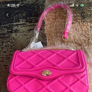 Hot pink bag!